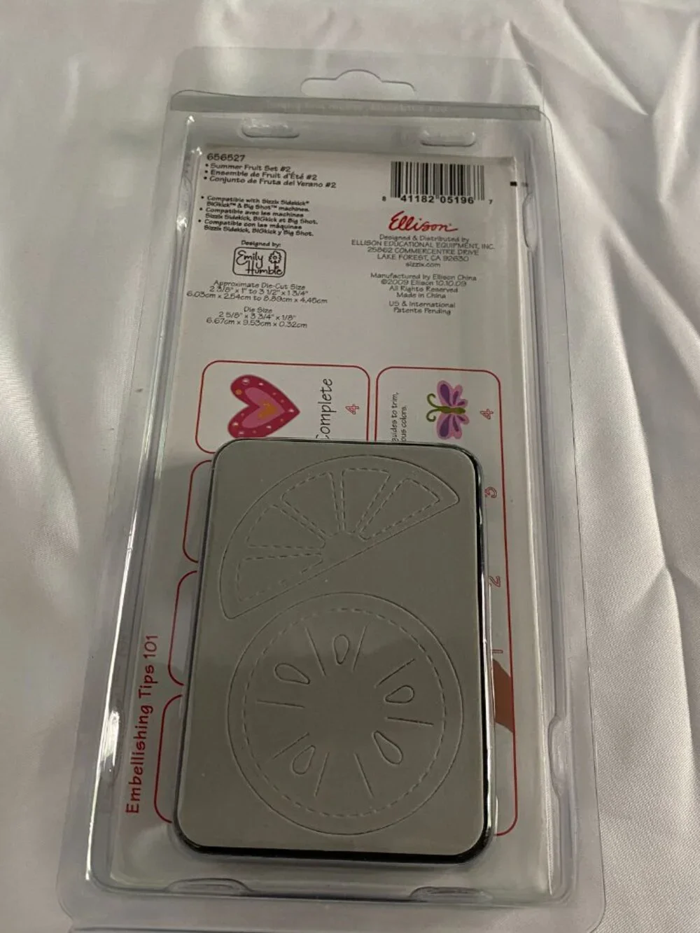 Sizzix Sizzlits Summer Fruit Set #2 Emily Humble 3-Piece Die Set